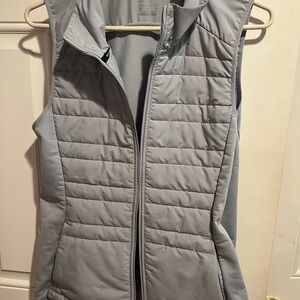 Nike Women's Light Gray Puffer Vest